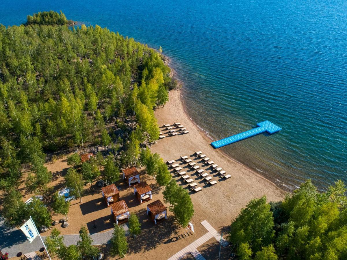 Rixos Borovoe Otel Shchūchīnsk Dış mekan fotoğraf Aerial view of the beach