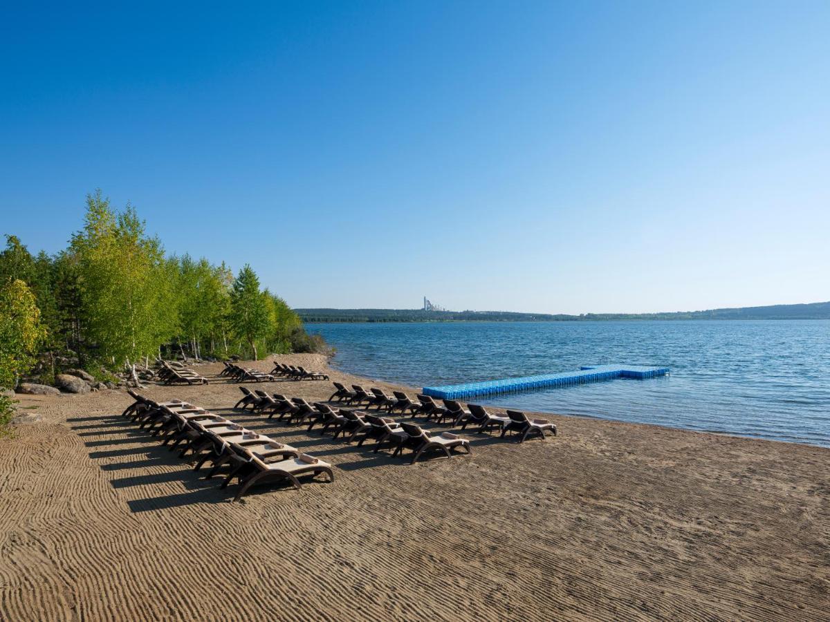 Rixos Borovoe Otel Shchūchīnsk Dış mekan fotoğraf Beach at Lake Saimaa