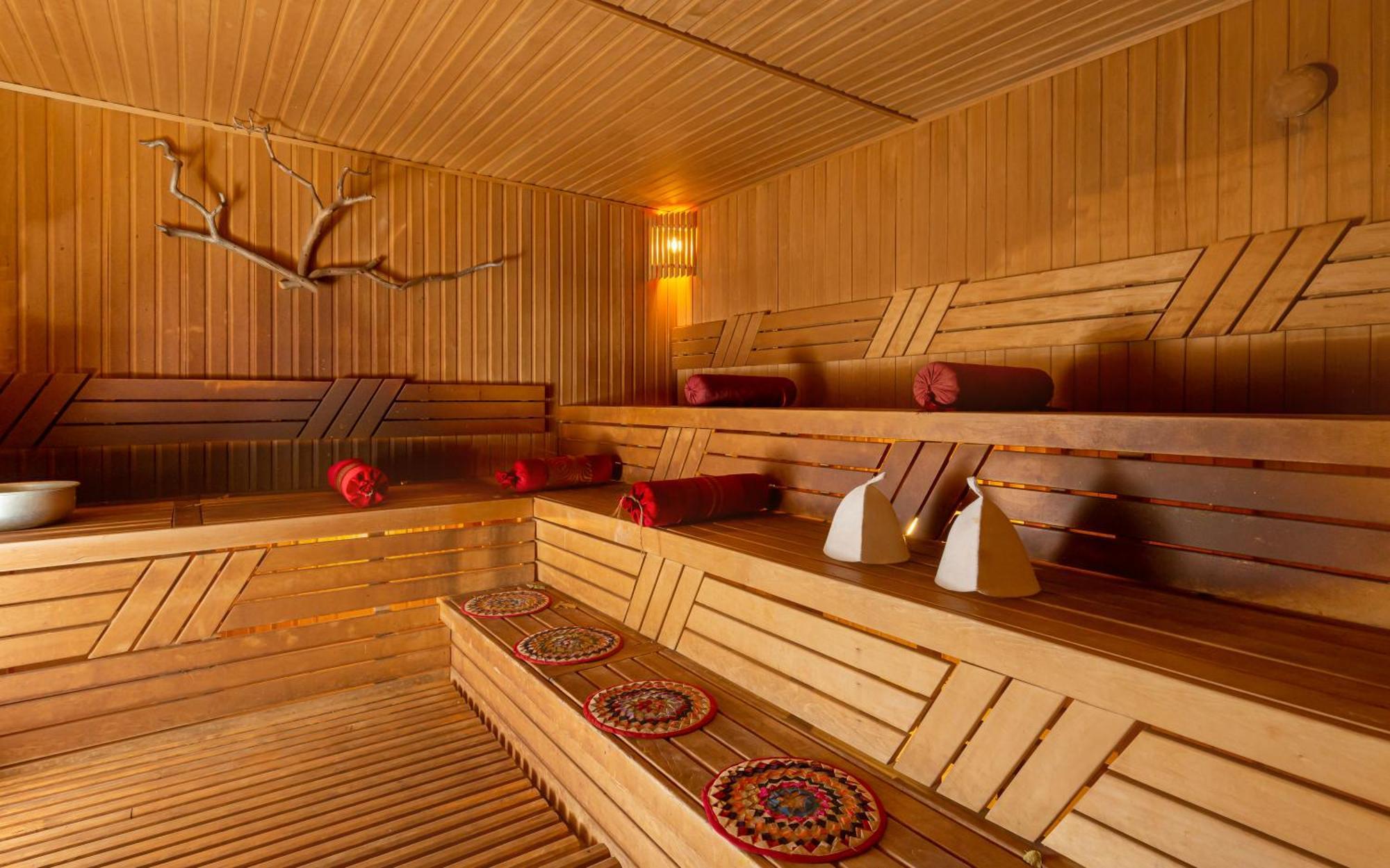 Rixos Borovoe Otel Shchūchīnsk Dış mekan fotoğraf A Finnish sauna